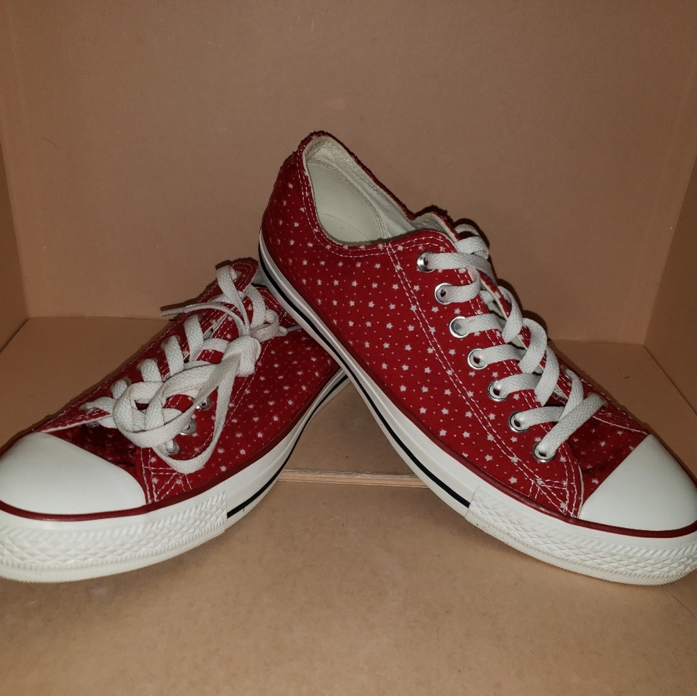 Converse Unisex CT All Star Ox Red Running Shoes Sneakers women's 10.5 men's 8.5
